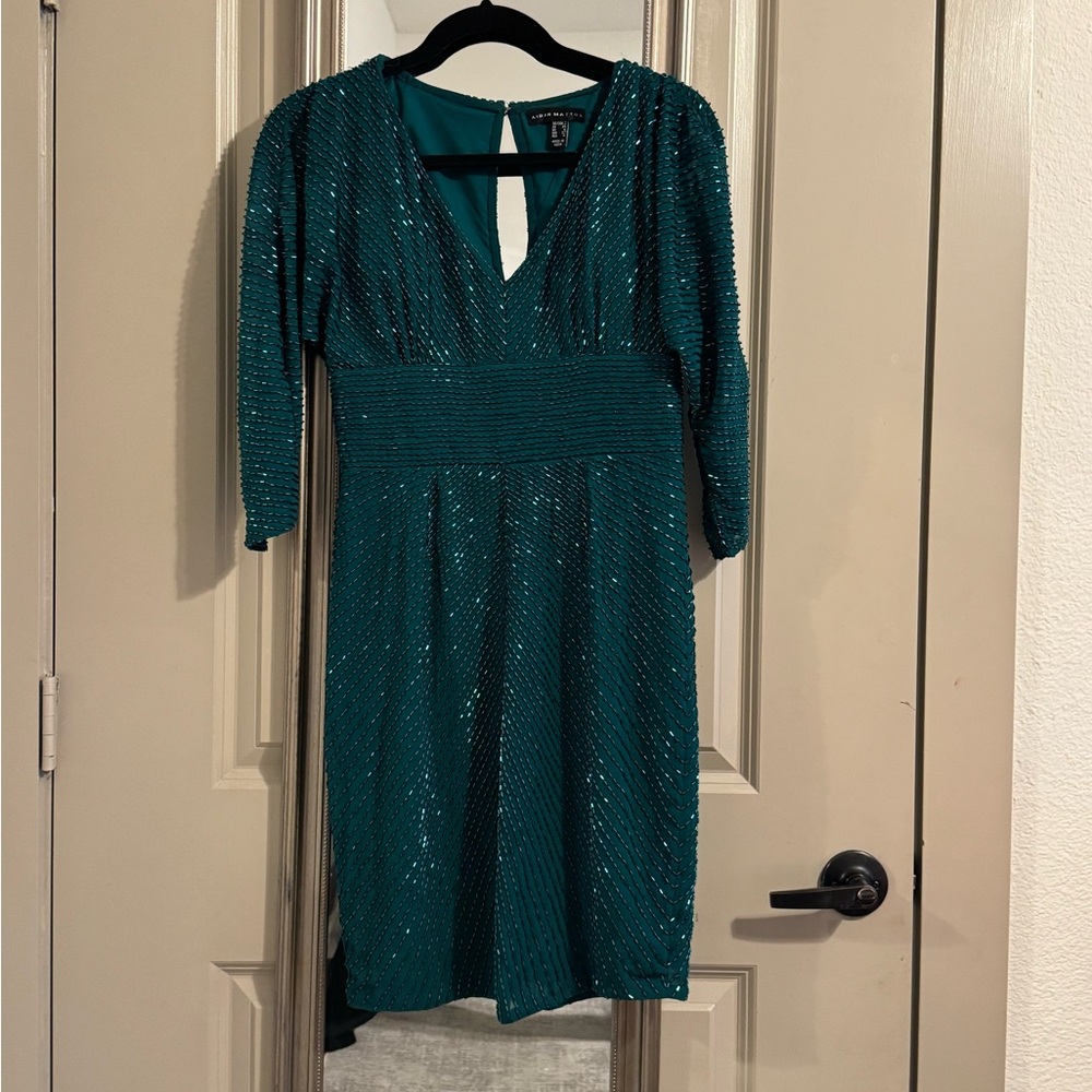 Aiden Mattox Sequin Dress Size 2 - Picture 6 of 9